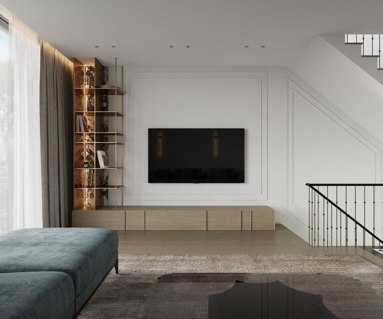 Living room, panelled